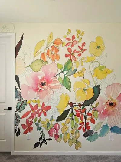 Wallpaper installation project in Dallas Fort Worth TX