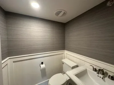 Wallpaper installation project in Dallas Fort Worth TX