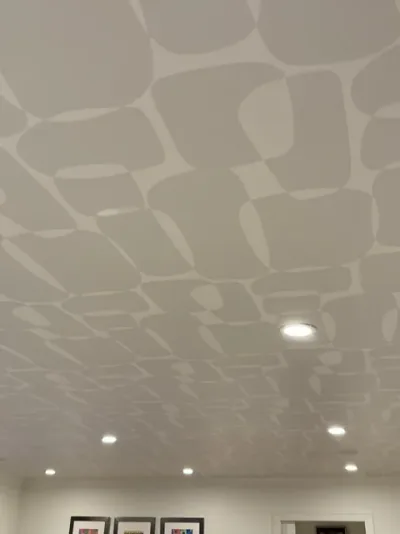 Wallpaper installation project in Dallas Fort Worth TX
