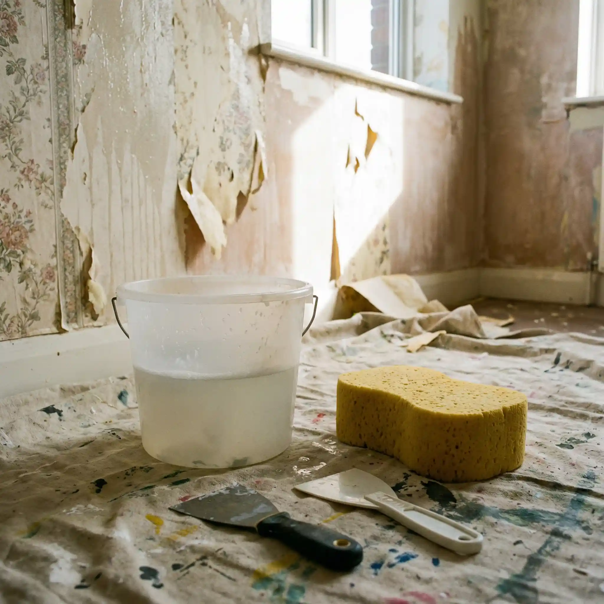 Wallpaper removal and wall preparation in Dallas TX